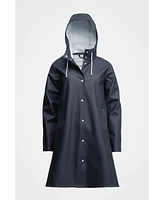 Stutterheim Women's Mosebacke Hooded Long Sleeve Raincoat