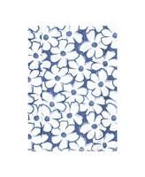 Hudson Baby Baby Girls Cotton Flannel Burp Cloths 7pk, Blue Cosmos, One Size