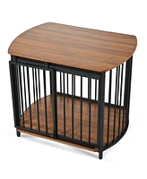 31.5" Dog Crate End Table