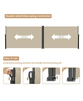 Streamdale Furniture Retractable Side Awning 276" Beige