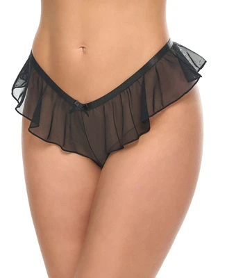 Oh La Cheri Women's Maylah Mesh Boyshort Panty