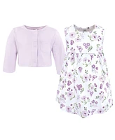 Hudson Baby Girls Essential Cotton Dress and Sweater Collection