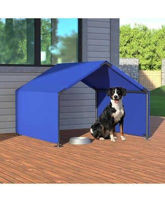 Streamdale Furniture Dog Shade Shelter - Waterproof Sun Protection Blue