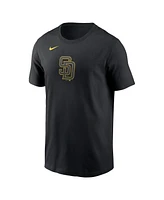Nike Men's Black San Diego Padres Lights Out Color Pop T-Shirt