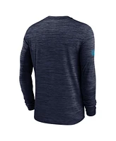 Nike Men's Navy Tennessee Titans Sideline Velocity Performance Long Sleeve T-Shirt