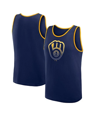 Logo Athletic Men's Navy Milwaukee Brewers Unmatched Success Tank Top