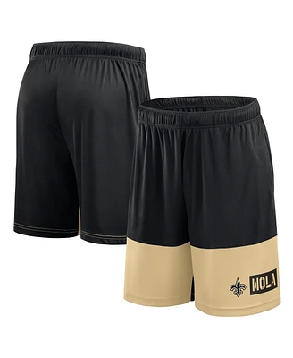 Logo Athletic Men's Black New Orleans Saints Best of the Shorts