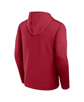 Logo Athletic Men's Scarlet San Francisco 49ers Head Start Pullover Hoodie