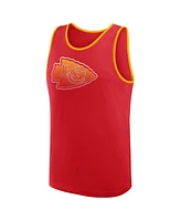 Logo Athletic Men's Red Kansas City Chiefs Unmatched Success Tank Top