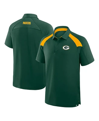 Fanatics Men's Green Bay Packers Back Around Raglan Polo Shirt