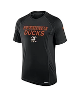 Fanatics Men's Black Anaheim Ducks Authentic Pro Rink Tech T-Shirt