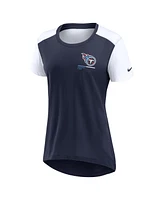 Nike Women's Navy Tennessee Titans Performance Fashion T-Shirt