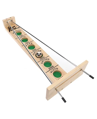 We Games Shoot The Moon - a Classic 1940's Nostalgia Game - Solid Natural Wood