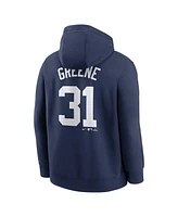 Nike Men's Riley Greene Navy Detroit Tigers Player Name Number Club Fleece Pullover Hoodie