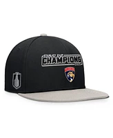 Fanatics Men's Black Florida Panthers 2025 Stanley Cup Champions Snapback Hat