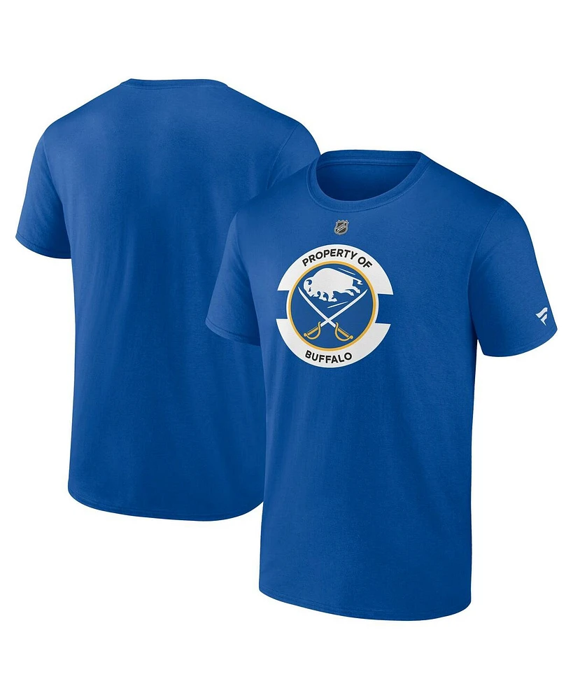 Fanatics Men's Royal Buffalo Sabres Authentic Pro Core Secondary T-Shirt