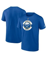 Fanatics Men's Royal Buffalo Sabres Authentic Pro Core Secondary T-Shirt