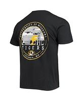 Image One Men's Black Missouri Tigers Circle Campus Scene T-Shirt