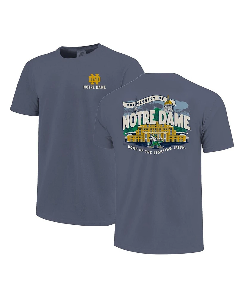 Image One Big Boys and Girls Navy Notre Dame Fighting Irish Local Campus Scene T-Shirt