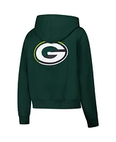 Pro Standard Women's Green Bay Packers Split Logo Full Zip Hoodie