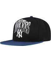 Mitchell & Ness Men's Black New York Yankees Rise Up Snapback Hat