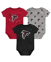 Outerstuff Baby Boys and Girls 3-Pack Atlanta Falcons Team Starter Bodysuit