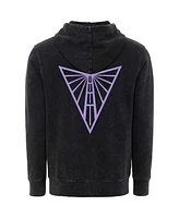 Sportiqe Men's and Women's Eclipse Black Golden State Valkyries Rock Roll Collection Jimi Mineral Wash Pullover Hoodie