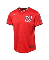 Nike Big Boys and Girls Red Washington Nationals Alternate 2 Limited Jersey
