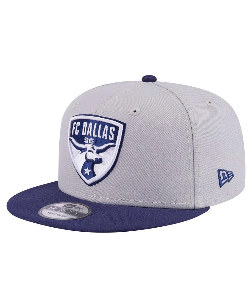 New Era Men's Gray Fc Dallas Color Pack Two-Tone 9FIFTY Snapback Hat