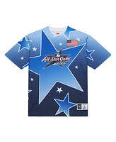 Mitchell & Ness Men's Navy 2025 Mlb All-Star Game Stars Stripes T-Shirt