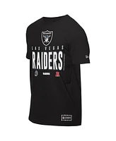 New Era Men's Black Las Vegas Raiders 2025 Nfl Training Camp T-Shirt