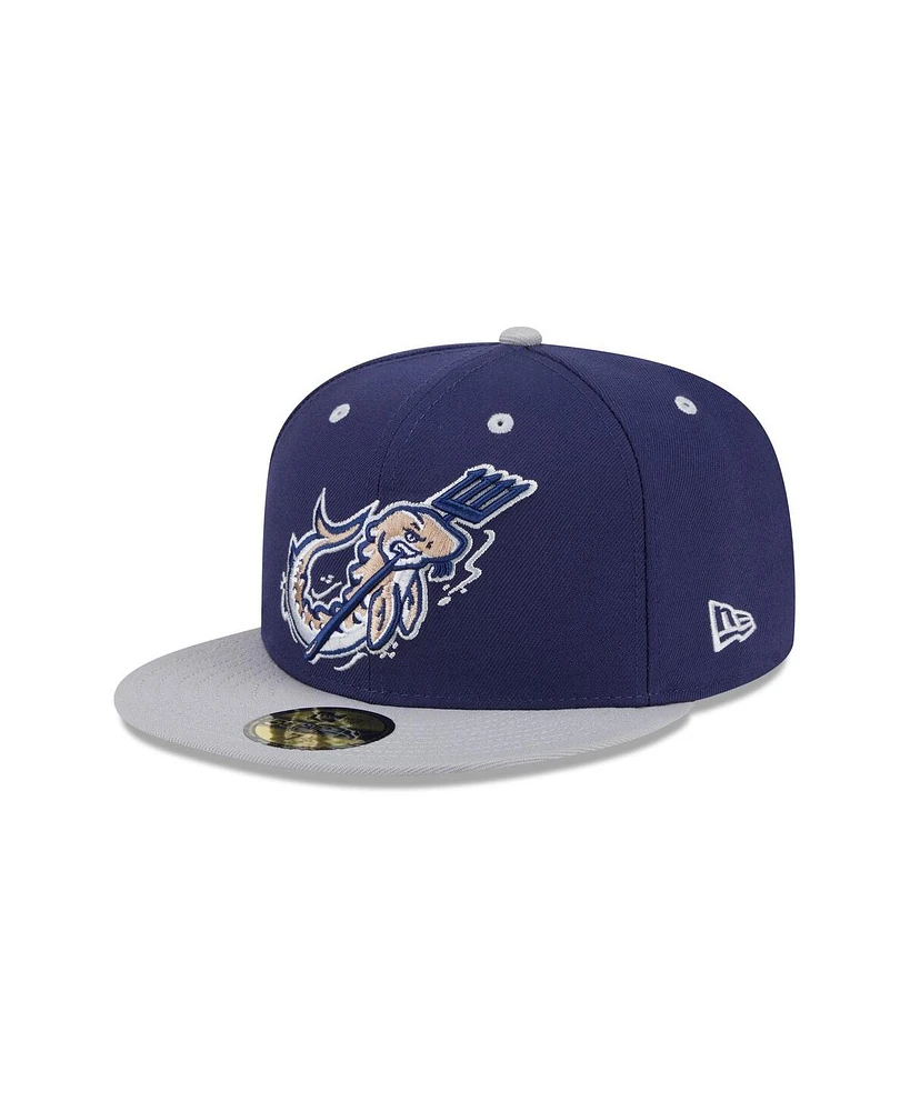 New Era Men's Navy Wisconsin Timber Rattlers Theme Nights 59FIFTY Fitted Hat