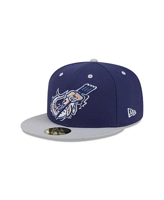 New Era Men's Navy Wisconsin Timber Rattlers Theme Nights 59FIFTY Fitted Hat