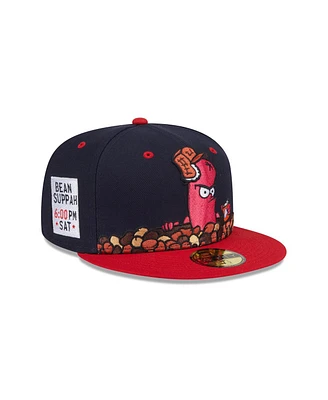 New Era Men's Navy Portland Sea Dogs Theme Nights 59FIFTY Fitted Hat