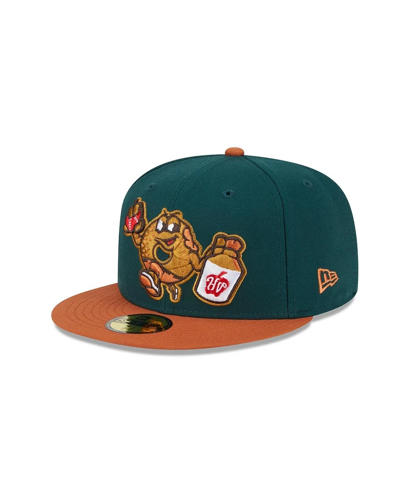 New Era Men's Green Hudson Valley Renegades Theme Nights 59FIFTY Fitted Hat