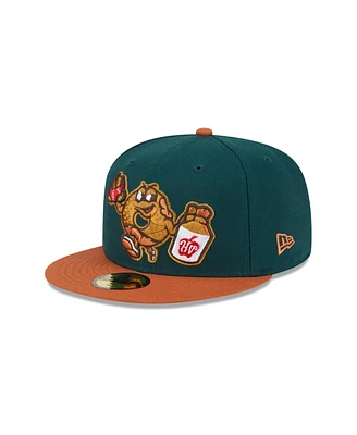 New Era Men's Green Hudson Valley Renegades Theme Nights 59FIFTY Fitted Hat