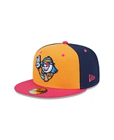 New Era Men's Gold Asheville Tourists Theme Nights 59FIFTY Fitted Hat