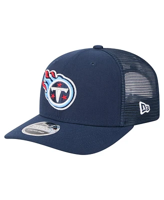 New Era Men's Navy Tennessee Titans Team Collection 9SEVENTY Stretch-Snap Adjustable Hat