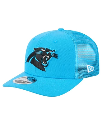 New Era Men's Blue Carolina Panthers Team Collection 9SEVENTY Stretch-Snap Adjustable Hat