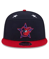 New Era Men's Navy/Red Baltimore Orioles 2025 Mlb All-Star Game Workout Side Patch 9FIFTY Snapback Hat