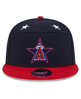 New Era Men's Navy/Red Los Angeles Angels 2025 Mlb All-Star Game Workout Side Patch 9FIFTY Snapback Hat