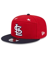 New Era Men's Red/Navy St. Louis Cardinals 2025 Mlb All-Star Game Side Patch 9FIFTY Snapback Hat