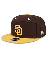 New Era Men's Brown/Gold San Diego Padres 2025 Mlb All-Star Game Side Patch 9FIFTY Snapback Hat