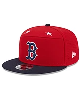 New Era Men's Red/Navy Boston Red Sox 2025 Mlb All-Star Game Side Patch 9FIFTY Snapback Hat