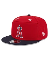 New Era Men's Red/Navy Los Angeles Angels 2025 Mlb All-Star Game Side Patch 9FIFTY Snapback Hat
