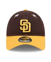 New Era Men's Brown/Gold San Diego Padres 2025 Mlb All-Star Game 9TWENTY Adjustable Hat