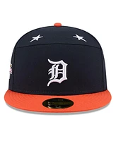 New Era Men's Navy/Orange Detroit Tigers 2025 Mlb All-Star Game Side Patch 59FIFTY Fitted Hat