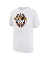 Nike Big Boys and Girls White Minnesota Vikings Icon Legend T-Shirt
