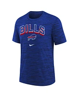 Nike Big Boys and Girls Royal Buffalo Bills Sideline Velocity Performance T-Shirt
