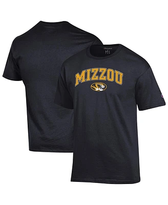Champion Men's Black Missouri Tigers Arched Logo T-Shirt